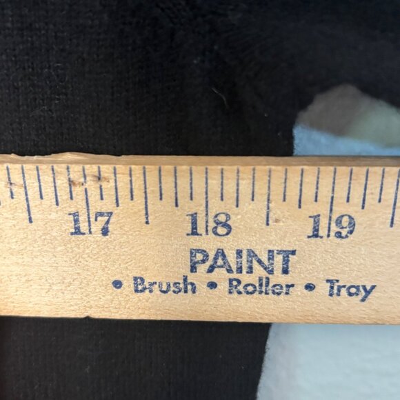 Tory Burch Womens Wool Cashmere Sweater Size S Ribbed Gold Logo Buttons Designer - Picture 7 of 10